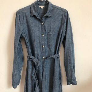GAP chambray shirt dress